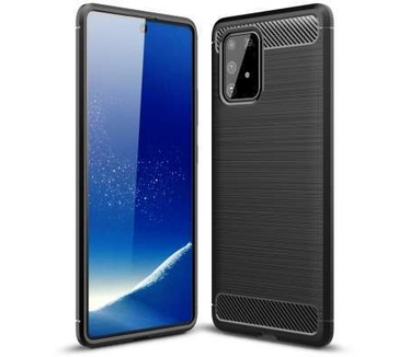 qMust Samsung Galaxy S10 Lite Rugged TPU Case - Zwart