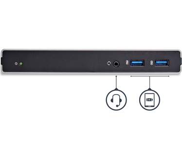 Startech.com Dual-monitor USB 3.0 docking station met DVI en verticale standaard