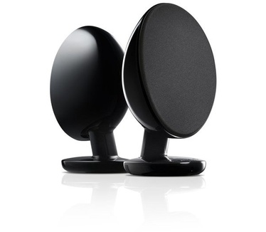 Kef SP3874BA EifÃ¶rmiges kabelloses digitales Musiksystem schwarz