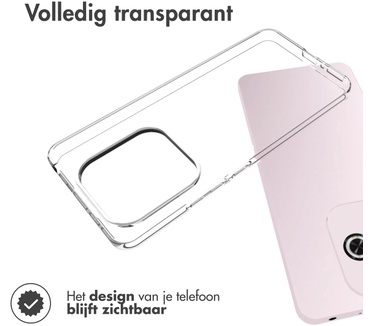 Accezz Clear Backcover Xiaomi Redmi Note 14 (4G) - Transparant