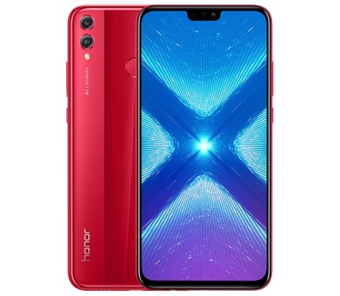 Honor 8X 64GB opslag Rood