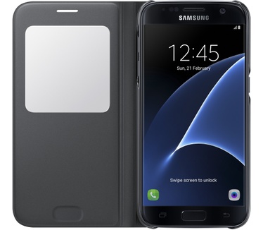 Samsung Galaxy S7 S-View Cover (Galaxy S7) Zwart