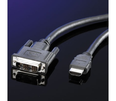 Roline DVI to HDMI Cable, DVI M-HDMI M, 2.0m