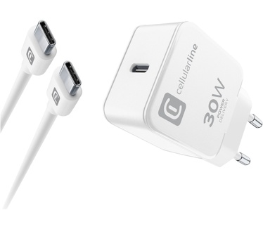 Cellular Line USB-C Charger Kit 30W