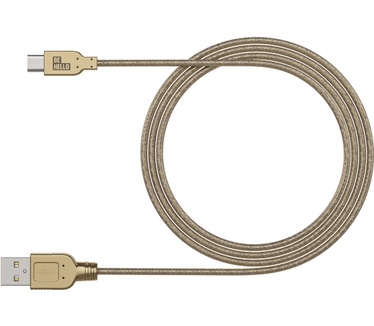 BeHello Charge and Synch Cable Micro USB 1m Braided Gold