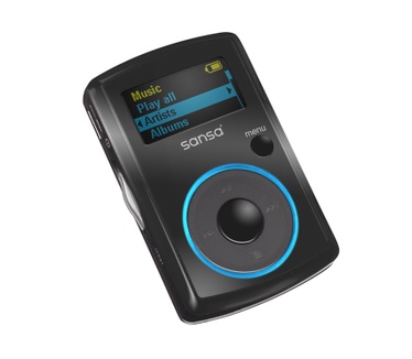 Sandisk Sansa Clip 4 GB met FM-radio MP3-speler zwart 4GB Zwart