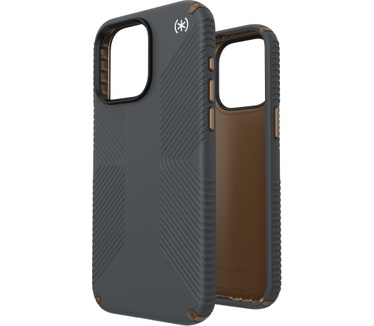 Speck Presidio2 Grip Apple iPhone 15 Pro Max Charcoal Grey - with Microban