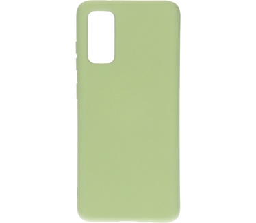 Mobiparts Silicone Cover Samsung Galaxy S20 Pistache Green