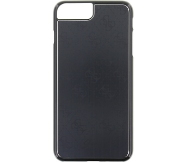 Guess 4G Aluminium Hard Case Apple iPhone 7 Plus (5.5") - Zwart Zwart
