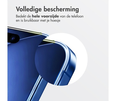 Accezz Gehard Glas Screenprotector met Applicator - 2-pack voor de Apple iPhone 18 Pro / 17 Pro