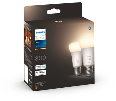Philips Hue White E27 800 lumen Bluetooth (2-pack)