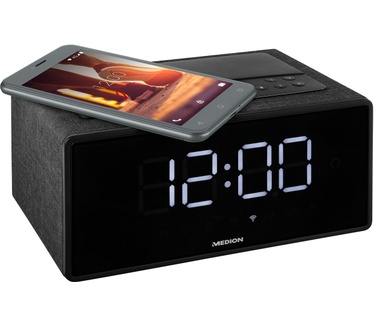 Medion ® Wekker met Amazon Alexa LIFE P66970 | QI oplader | Bluetooth