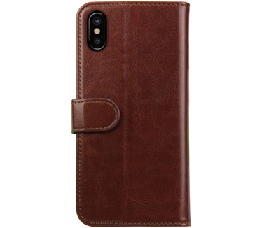 Rosso Element Apple iPhone 8 Hoesje Book Cover Bruin (Apple iPhone X) Bruin