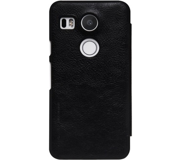 Nillkin Qin Slim PU Leather Book Case LG Google Nexus 5X - Zwart