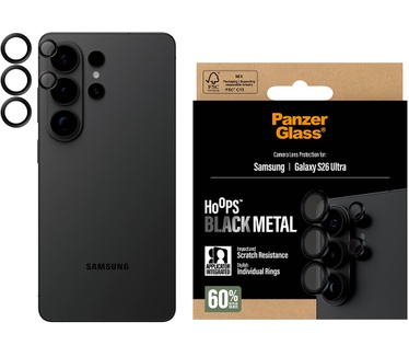 PanzerGlass PanzerGlass® Hoops® Camera Lens Protector Black Samsung Galaxy S26 Ultra