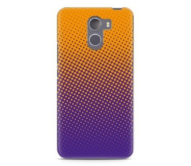 Just in Case Wileyfox Swift 2X Hoesje oranje paarse cirkels