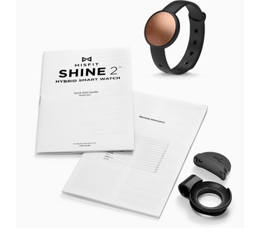Misfit Shine 2 Rosé Goud (Zwart)