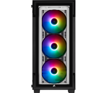 Corsair iCUE iCUE 220T RGB Tempered Glass Mid-Tower Smart Case — White