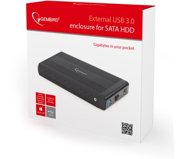 Gembird EE3-U3S-2 Zwart