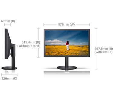 Samsung Syncmaster B2440MH Zwart