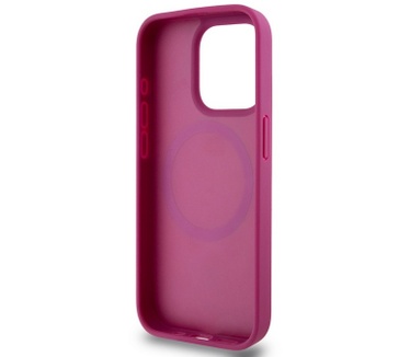 DKNY Repeat Stack Logo Back Case - iPhone 15 Pro (6.1") - Roze Roze