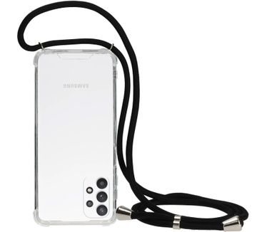 Mobiparts Lanyard Case Samsung Galaxy A32 5G (2021) Black Cord