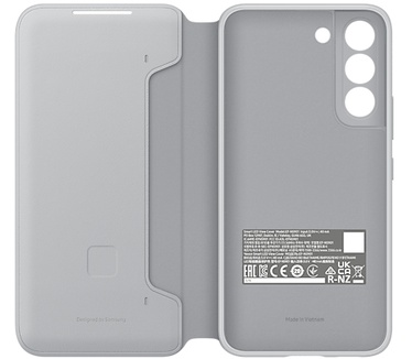 Samsung Galaxy S22 (S901) - LED Wallet Case Grijs