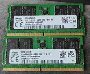 DDR5 SODIMM 8GB×2 SK hynix SK Hynix 32GB DDR5 5600 Laptop SODIMM RAM 2Rx8 PC5-5600B