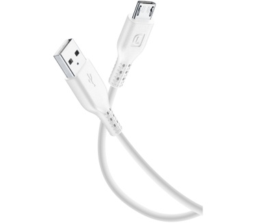 Cellular Line USBDATACMICROUSBW Wit