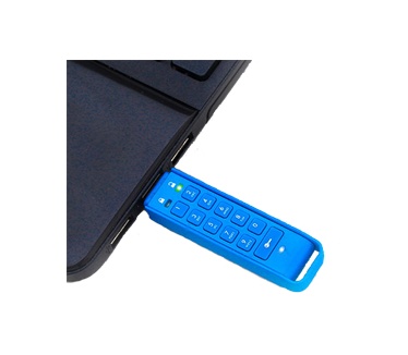 iStorage DatAshur Personal Drive met PIN-Code 32GB Blauw