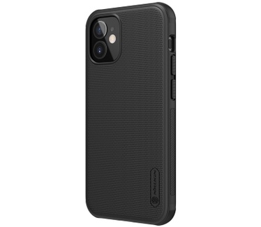 Nillkin Frosted Shield Hard Case - iPhone 12 Mini (5.4") - Zwart Zwart