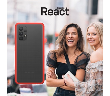 Otterbox React Series voor Samsung Galaxy A32, Power Red
