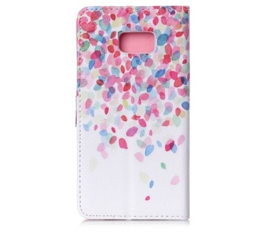Kees Portemonnee Hoesje Samsung Galaxy S6 Edge Plus - Petals