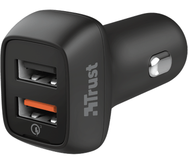 Trust Qmax 30W Ultra-Fast Dual USB Car Charger with QC3.0