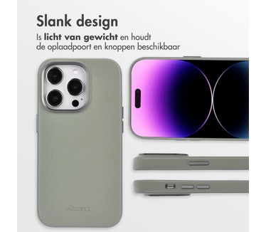 Accezz MagSafe Leather Backcover