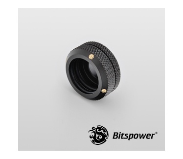 Bitspower G1/4" Carbon Black Enhance Multi-Link For OD 16MM