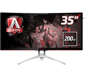 AOC AG352QCX Zilver, Zwart