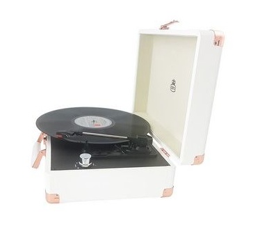 GPO Retro SOHOWHT Platenspeler met ingebouwde speakers