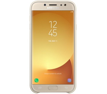Samsung Galaxy J7 (2017) Dual Layer Cover (Galaxy J7) Goud