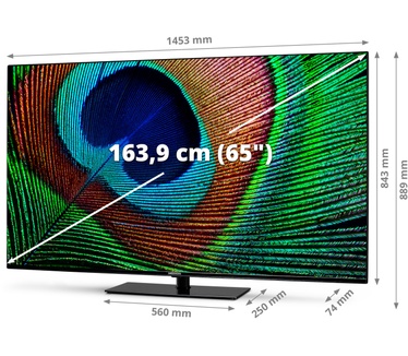 Medion Medion X16544 - Android Smart TV - 163,9 cm - 65 Inch - Ultra HD - Google Assistant - Chromecast - Zwart