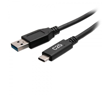 CablesToGo 0,5 m USB-C® mannelijke naar USB-A mannelijke kabel - USB 3.2 Gen 1 (5Gbps)