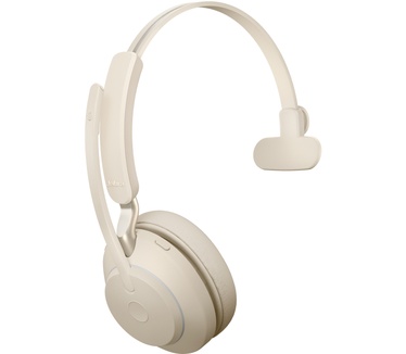 Jabra Evolve2 65, MS Stereo (Beige, Zwart)