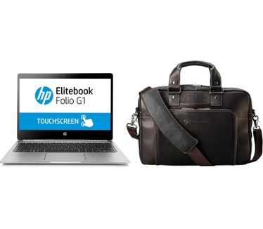 HP EliteBook Folio G1 V1C39EA  + Colombian Leather Case (T9H72AA)