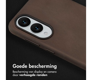 Accezz Vintage Leather Magsafe Backcover