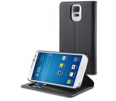Muvit Samsung Galaxy S5 Wallet Stand case (black)