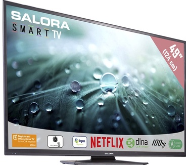 Salora 49LED9102CS Zwart