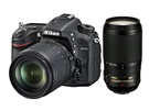 Nikon D7100 + AF-S DX 18-105mm f/3.5-5.6G ED VR + AF-S Nikkor 70-300mm f/4,5-5,6G VR Zwart