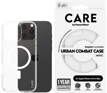 PanzerGlass CARE by PG White MagS iPhone16 6.9 Pro (Apple - iPhone 2024 6.7'' Pro) Transparant