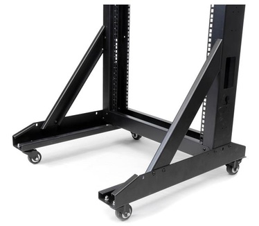 Startech.com 42U Open Server Rack Frame met zwenkwielen Serverkast met 2 stijlen