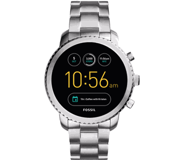 Fossil Q Explorist FTW4000 Zilver (Zilver)